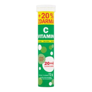Vitar Vitamin C Šumivé tablety pomeranč, citron