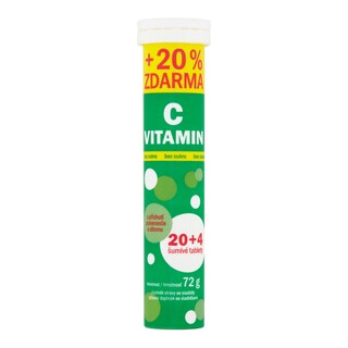 Vitar Vitamin C Šumivé tablety pomeranč, citron