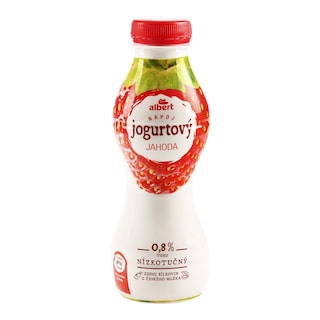 Albert Jogurtový nápoj jahoda