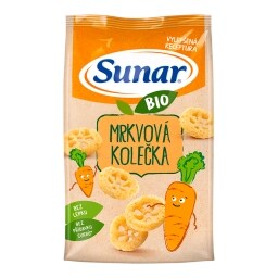 Sunar BIO dětské křupky mrkvová kolečka