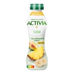 Activia Probio jogurtový nápoj broskev, banán