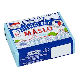 Madeta Jihočeské Máslo 82%