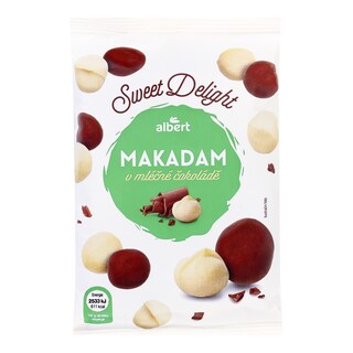Albert Makadamové ořechy v mléčné čokoládě