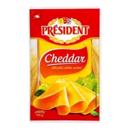 Président Cheddar 52% plátky