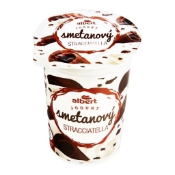 Albert Smetanový jogurt stracciatella