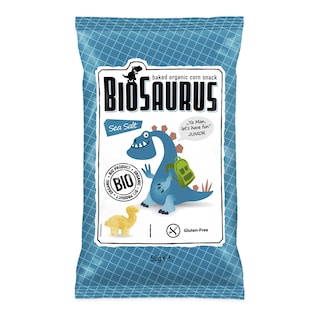 Biosaurus Kukuřičný snack bez lepku mořská sůl
