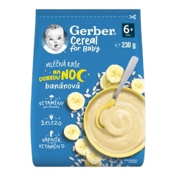 Gerber Cereal Mléčná kaše banánová na dobrou noc