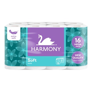Harmony Soft White Toaletní papír 3 vrstvy