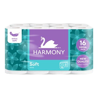 Harmony Soft White Toaletní papír 3 vrstvy