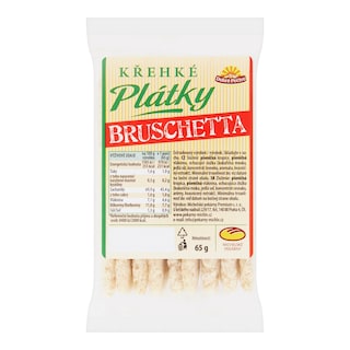 Michelské Pekárny Křehké plátky bruschetta