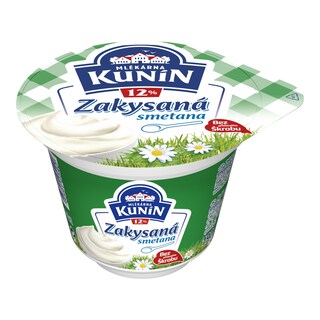 Mlékárna Kunín Zakysaná smetana 12%