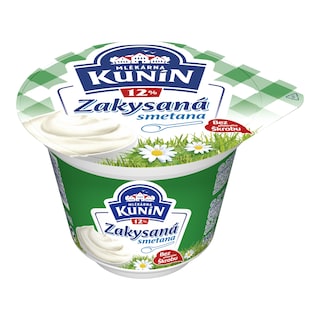 Mlékárna Kunín Zakysaná smetana 12%