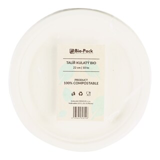 Talíř kulatý Bio
