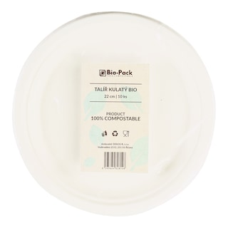 Talíř kulatý Bio