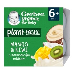 Gerber Bio Dezert rostlinný mango kiwi