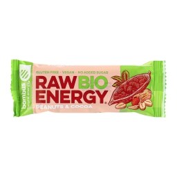 Bombus Raw Bio Energy Tyčinka arašídy a kakao