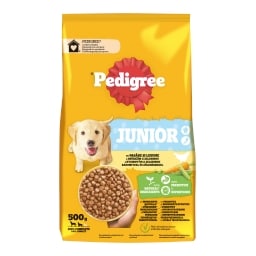 Pedigree granule M/L junior drůbeží se zelen.