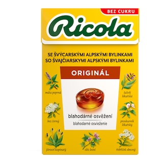 Ricola bonbony bylinné bez cukru