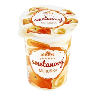 Albert Jogurt smetanový meruňka