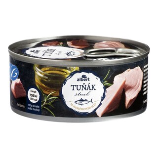 Albert Tuňák steak ve slunečnicovém oleji