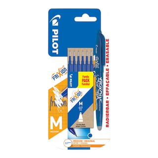 Pilot Frixion Pero M s náplní, modré