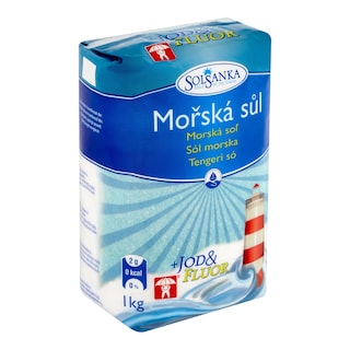Solsanka Sůl mořská s jódem a fluorem