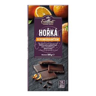 Albert Excellent Čokoláda hořká s pomerančem