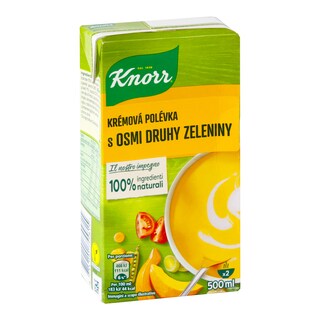 Knorr Polévka krémová s osmi druhy zeleniny