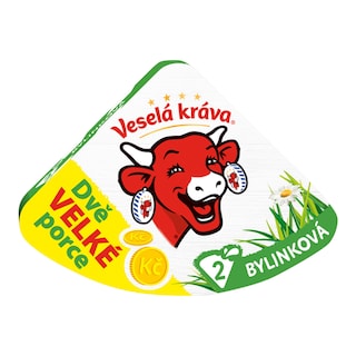 Veselá Kráva Tavený sýr bylinkový