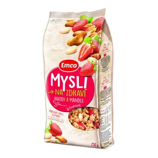 Emco Mysli na zdraví Křupavé jahody a mandle