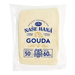 Naše Haná Gouda plátky