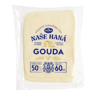 Naše Haná Gouda plátky