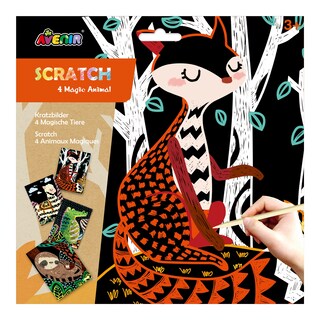 Avenir Škrábací obrázky zvířátka