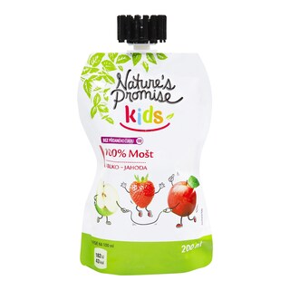Nature's Promise Kids 100% Mošt jablko, jahoda