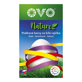 OVO Nature 3 barvy žlutá, červená, fialová
