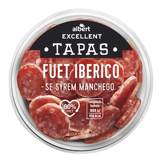 Albert Excellent Tapas Fuet Iberico se sýrem