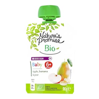 Nature's Promise Bio Baby Pyré jablko-banán-hruška