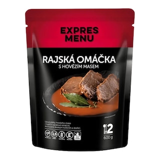 Expres menu 2 porce rajská omáčka s hovězím