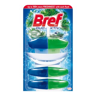 Bref Duo-Aktiv Northern Pine tekutý WC blok
