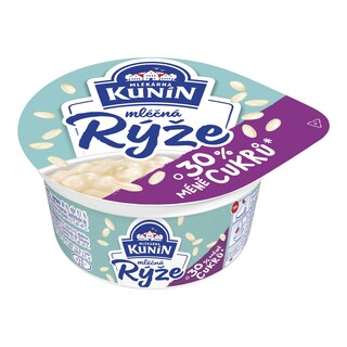 Mlékárna Kunín Mléčná rýže, snížený obsah cukr