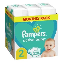 Pampers Active Baby Midi, velikost 2