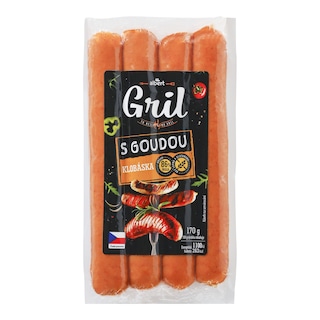 Albert Klobásy se sýrem gouda