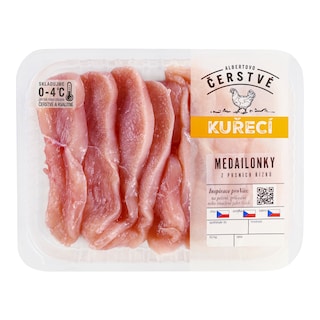 Kuřecí medailonky z prsních řízků chlazené