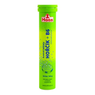 Haas Šumivé tablety Hořčík + B6