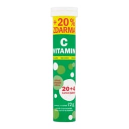 Vitar Vitamin C šumivé tablety pomeranč, citron