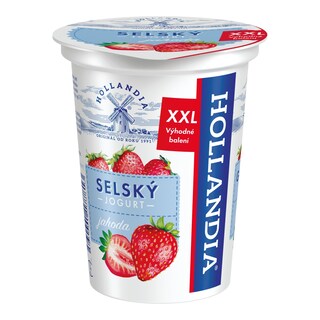Hollandia Selský jogurt jahoda