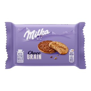 Milka Choco Grain Sušenky polomáčené