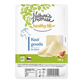 Nature's Promise Kozí gouda 48% plátky