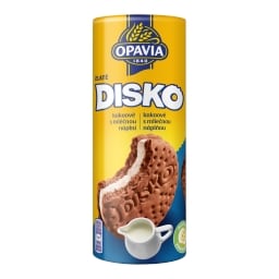 Opavia Disko kakaové sušenky mléčná náplň