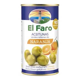 El Faro Zelené olivy plněné pomerančem